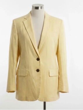 Women's butter Yellow SinglBlazer